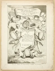 Figura (recto e verso), dal Premier livre de figures d’Academies gravées en Partie par les Professeurs de l’Académie Royale