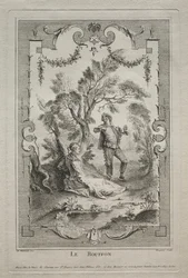 Il buffone, arabesco
