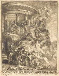 Allegoria dei matrimoni fatti dalla città di Parigi alla nascita del Duca di Borgogna
