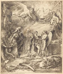 Allegoria sul matrimonio del Conte di Provenza