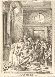 La morte di Tancredi [sinistra]