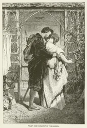 Faust e Margherita nel giardino