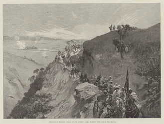 Schizzi in Marocco, marcia dell