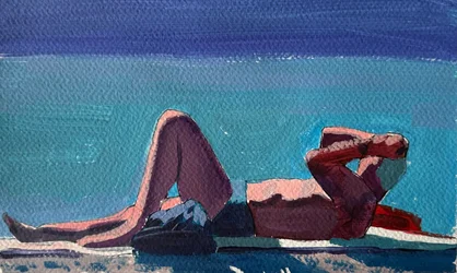 Pisolino al mare
