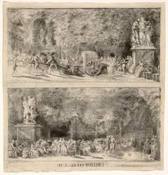 Scene dalle Tuileries: Le sedie e il carrello dell