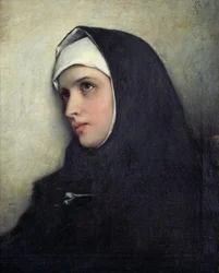 Gabriel von Max - Ritratto di suora