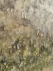 Superficie invecchiata e screpolata