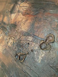 Patina di bronzo screpolata