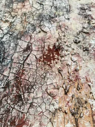 Struttura terrosa screpolata