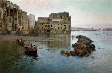 La riva del mare a Napoli