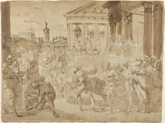 Processione trionfale nell