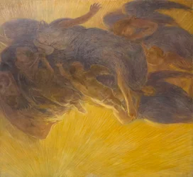 La creazione della luce, c. 1913, Gaetano Previati
