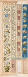 Pilastro Loggia V (Decorazione con belle volute)