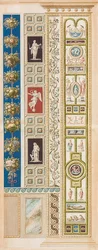 Pilastro Loggia XIII (Decorazione con paesaggi e scene di caccia)