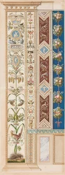 Pilastro Loggia XI (decorazione con porcospino)