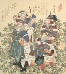 Cinque grandi soldati di Shoku, XIX secolo