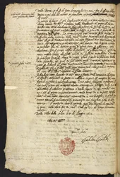 Egerton MS 48 f.10 Lettera