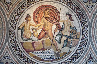 Mosaico di Hylas e delle Ninfe.