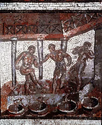 Scena di pigiatura dell