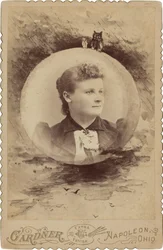Ritratto di donna, anni 1890 (foto)