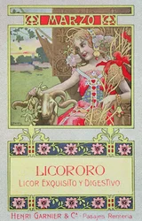 Marzo, da un calendario per Henri Garnier & Co.