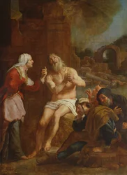 Giobbe di fronte alle avversità, 1619