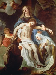 Pietà con San Francesco d
