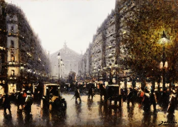 Una scena di strada, Parigi