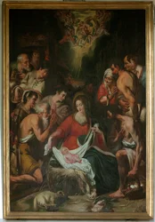 Adorazione dei pastori, scuola di G. De Craeyer