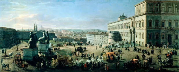Piazza e Palazzo del Monte Cavallo