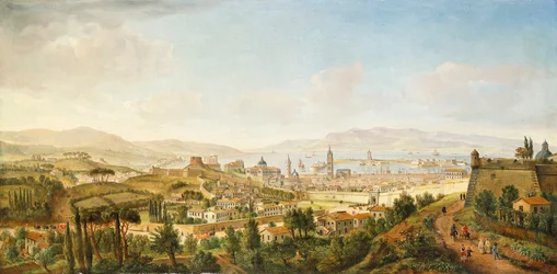 Vista panoramica di Messina, Sicilia