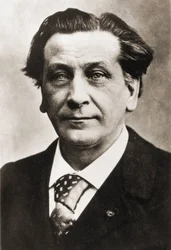 François Coppée (1842-1908), poeta e drammaturgo francese, fotografato da Nadar