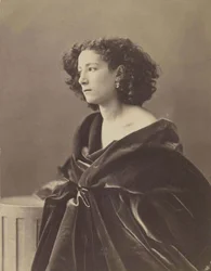 Ritratto di Sarah Bernhardt 1844-1923, 1864