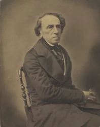 Ritratto del compositore Giacomo Meyerbeer 1791-1864, 1853-1854
