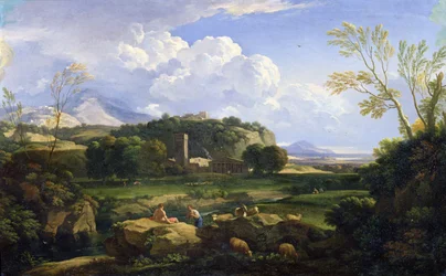 Veduta della Campagna Romana