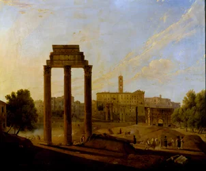Roma: veduta del Foro verso il Campidoglio