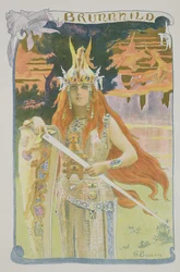 Brunnhilde, da «L’Estampe Moderne», pubblicato a Parigi 1897-99