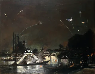 Parigi nella notte del 14 luglio