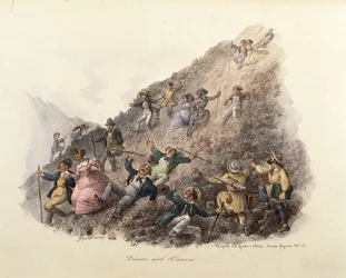 La discesa del Monte Vesuvio