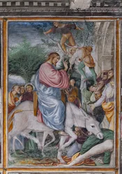 Dettaglio di "Cristo entra a Gerusalemme", da "La vita e la Passione di Cristo"