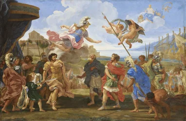 La lite tra Agamennone e Achille, ca. 1695