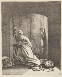 Una donna che cucina