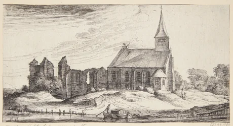 Vista verso la chiesa di Sloten