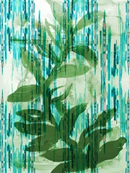 Righe verde acqua botaniche