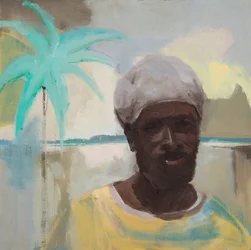 Uomo di Antigua, 2019 (olio su tela)
