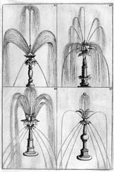 Progetto di fontana ornamentale, 1664