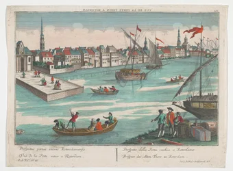 Veduta della Ooster Oude Hoofdpoort a Rotterdam