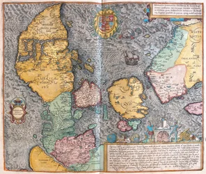Danimarca - in "Civitates Orbis Terrarum" di Georg Braun, Colonia 1617