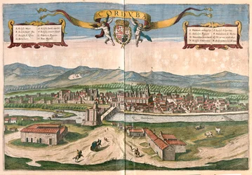 Fontainebleau, Francia - in "Civitates Orbis Terrarum" di Georg Braun, Colonia 1617