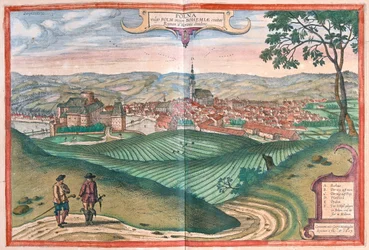 Polna (Boemia), Repubblica Ceca - in "Civitates Orbis Terrarum" di Georg Braun, Colonia 1617